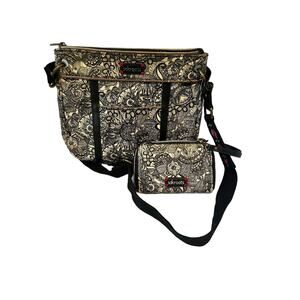Sakroots Desert Print Crossbody Hand Bag & Wallet Combo